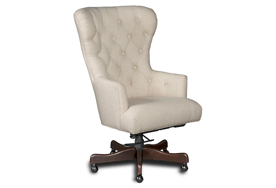 Executive Seating Larkin Oat Home Office Chair by Hooker Furniture at Esprit Decor Home Furnishings